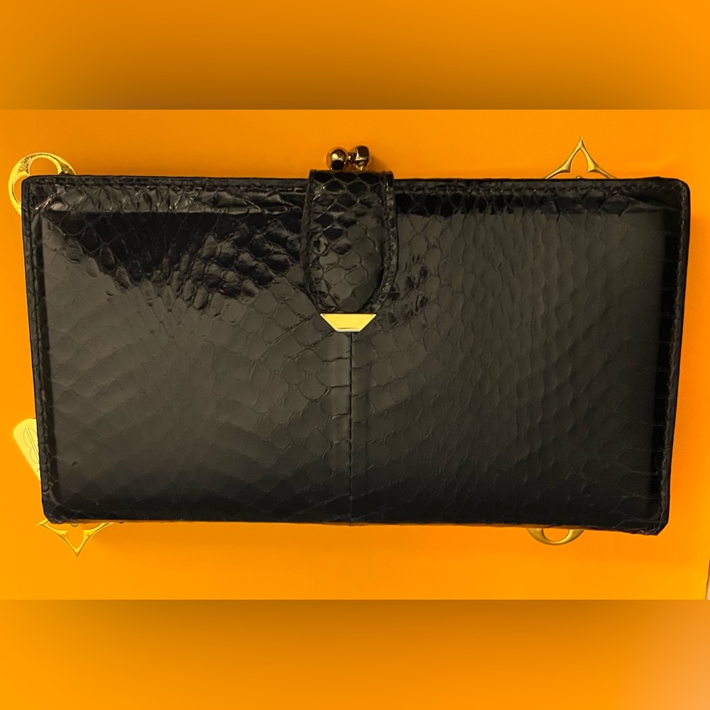 Bosca snake skin wallet many species